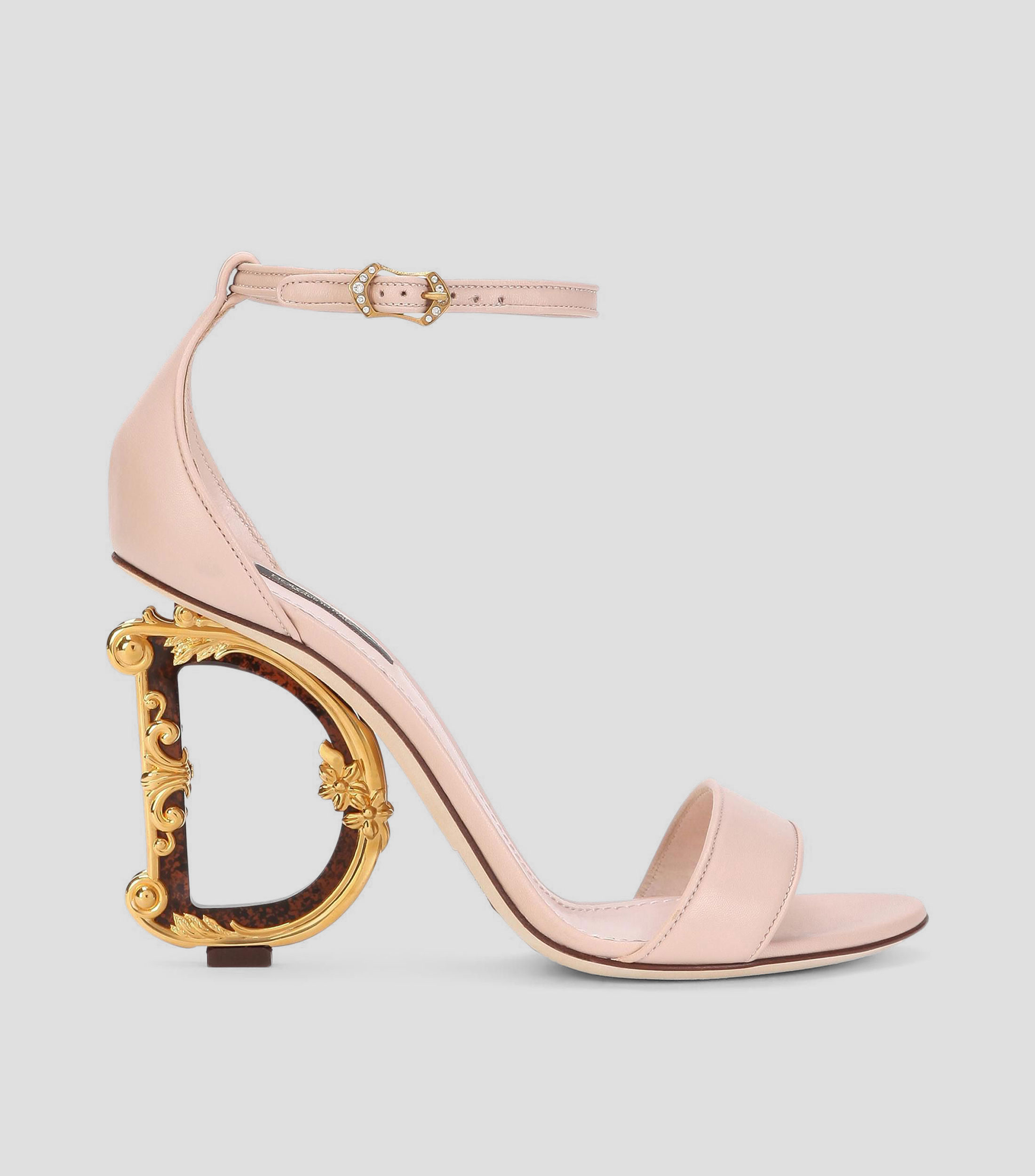 Sandalias con tacon alto delgado Mujer